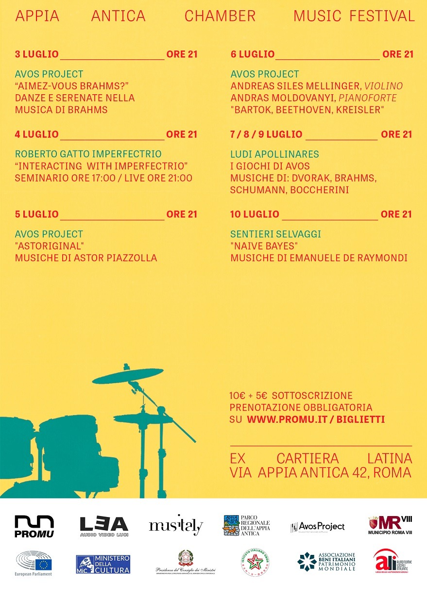 Appia Antica Chamber Music Festival programma